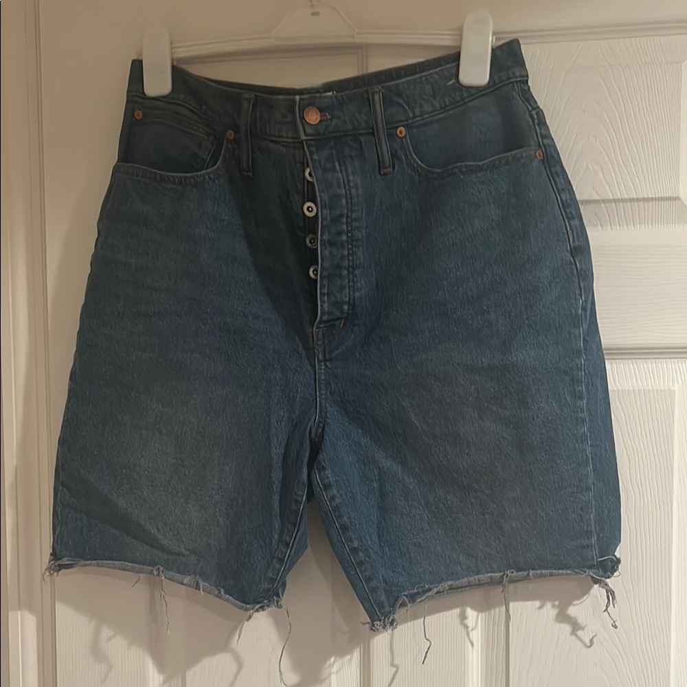 Madewell High-Waisted Denim Shorts